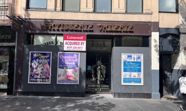 Black Sheep Coffee have submitted plans to revamp the former Patisserie Valerie unit on Dundee High Street. Image: DC Thomson.