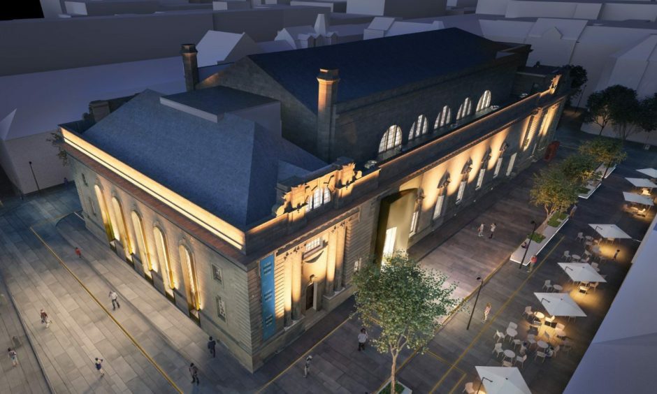 Artist impression of Perth Museum in revamped Perth City Hall