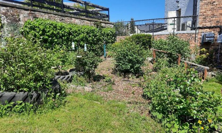 Rear garden at Cargill's Bistro in Blairgowrie.