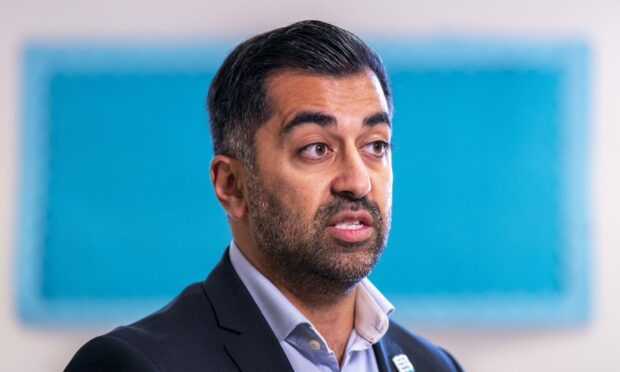 First Minister Humza Yousaf reacted to the NHS Tayside Eljamel report during a visit to Dundee on Thursday. Image PA