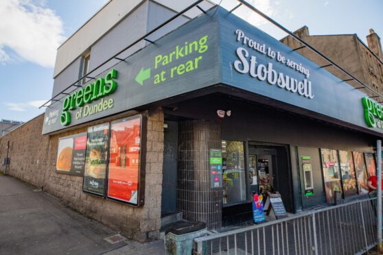 Green's store on Albert Street, Stobswell, Dundee.
Image: Steve MacDougall/DC Thomson