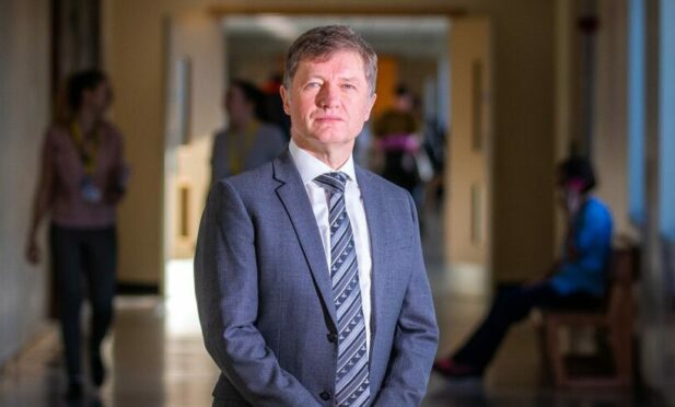 NHS Tayside chief executive Grant Archibald who retired in December 2023.
