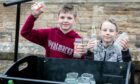 Jayden and Ashton Blake from Elie started AJs Bottles glass collection service to help raise some pocket money Image: Steve Brown/DC Thomson
