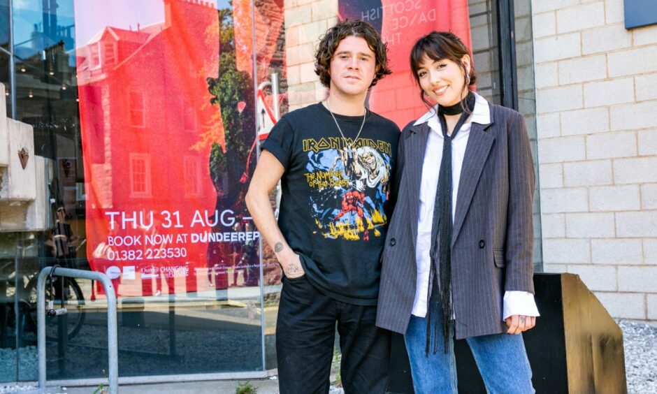 Kyle Falconer and Laura Wilde at Dundee Rep.