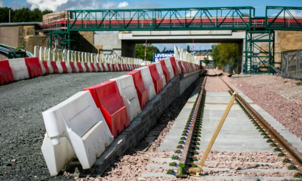 Levenmouth rail link. The track is now complete.