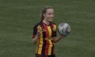 Partick Thistle's Cara Henderson walked away with the match ball