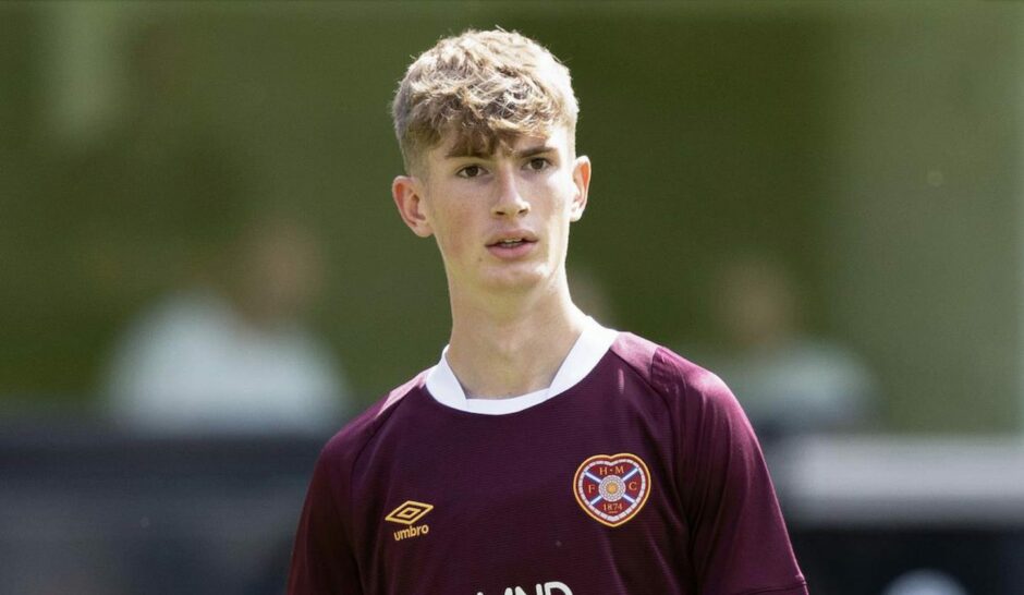 Hearts prospect James Wilson