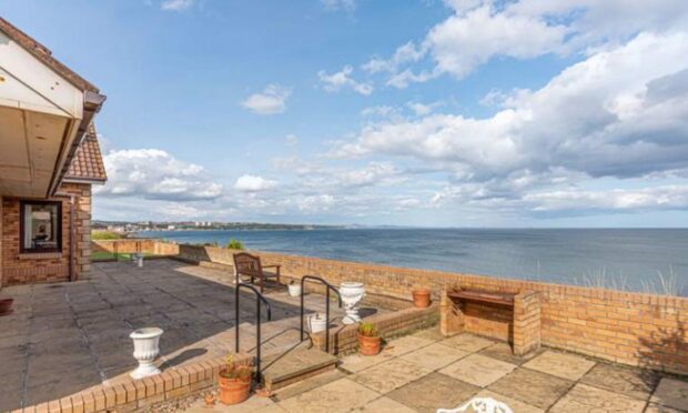 The bungalow on Bowhouse Drive in Kirkcaldy has amazing views over the sea