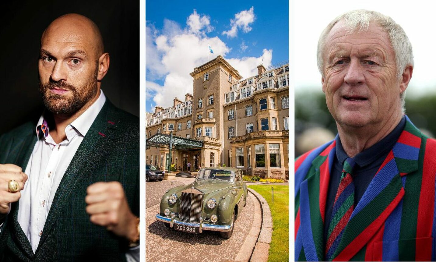 Tyson Fury claims to have argued with Chris Tarrant at Gleneagles