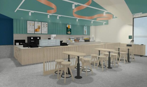 Artist's impressions of how the new Starbucks will look. Image: Starbucks.