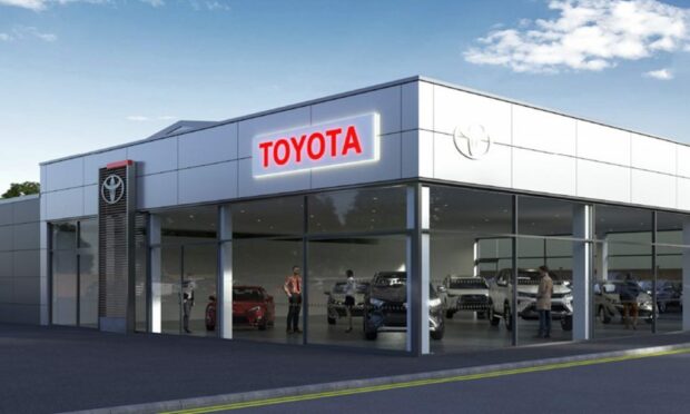 An artist's impression of the Barnetts Toyota development in Dunkeld Road, Perth. Image: Eastern Western Motor Group