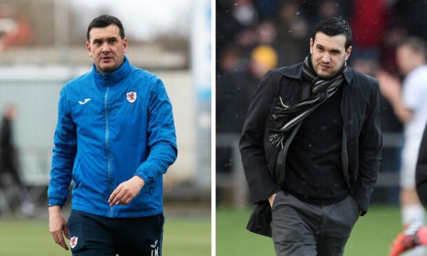 Raith Rovers boss Ian Murray managed in the Scottish Championship with Dumbarton 10 years ago. Images: SNS.