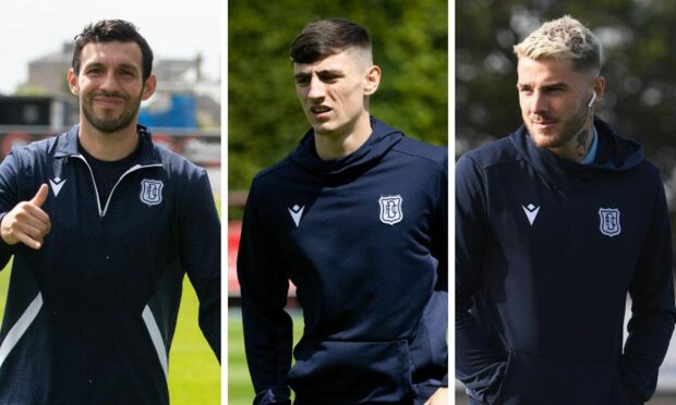 Dundee trio Antonio Portales, Charlie Reilly and Tyler French are nearing first-team returns.