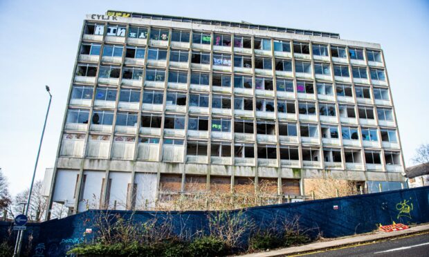 The former collage building on Constitution Road is a Dundee eyesore