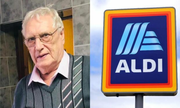 Robert Smith says he was asked to leave the Kirkcaldy Aldi store