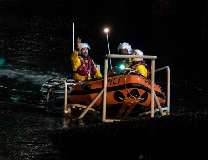 Broughty Ferry lifeboat rescue in the Tay