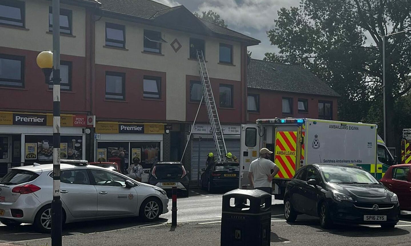 Flat fire in Kirkcaldy