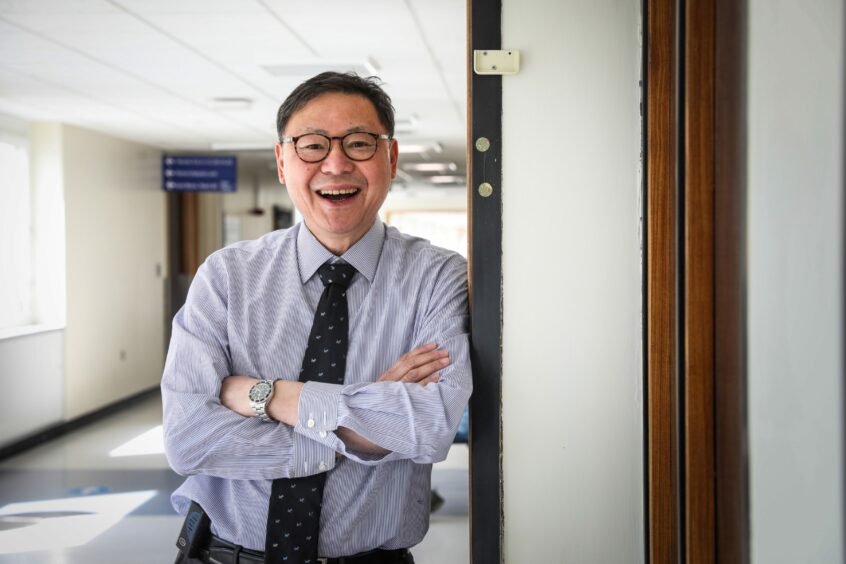 Dundee cardiologist Professor Chim Lang. 