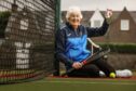 Lyn Kearney with her British Transplant Games gold. Image: Mhairi Edwards/DC Thomson