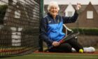 Lyn Kearney with her British Transplant Games gold. Image: Mhairi Edwards/DC Thomson