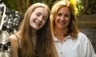 Dundee mum Sally Kiddie with her teenage daughter Eilidh who has Friedreich's ataxia