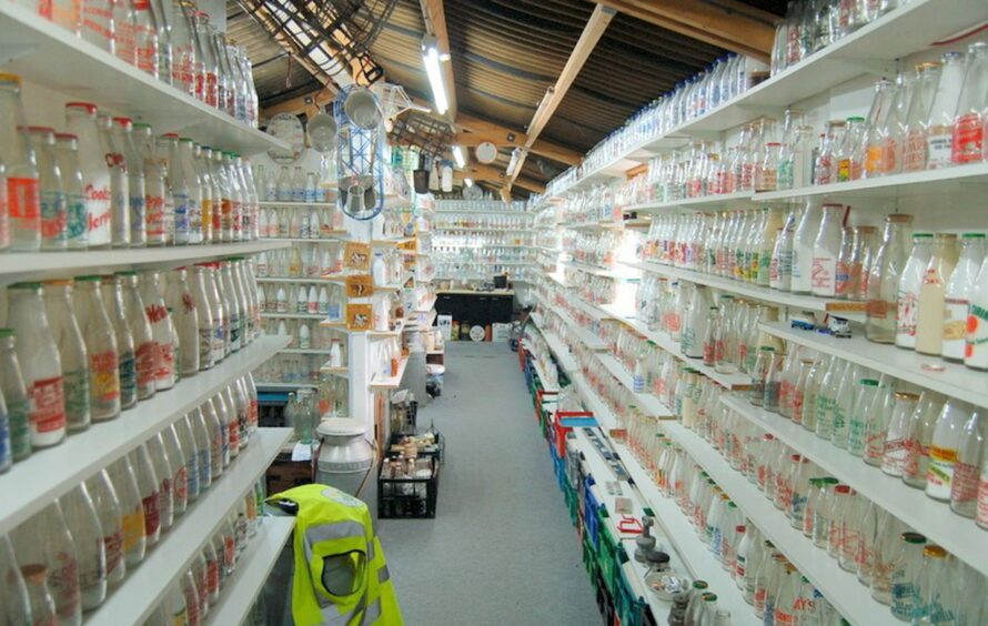 Milk bottle museum at Malvern.