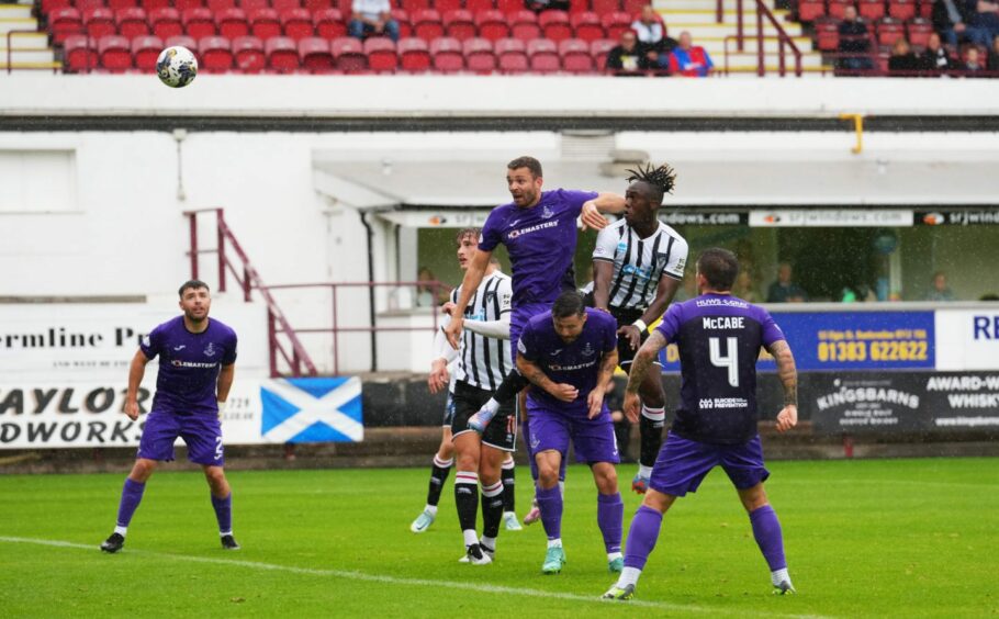 Ewan Otoo's header equalised for Dunfermline.