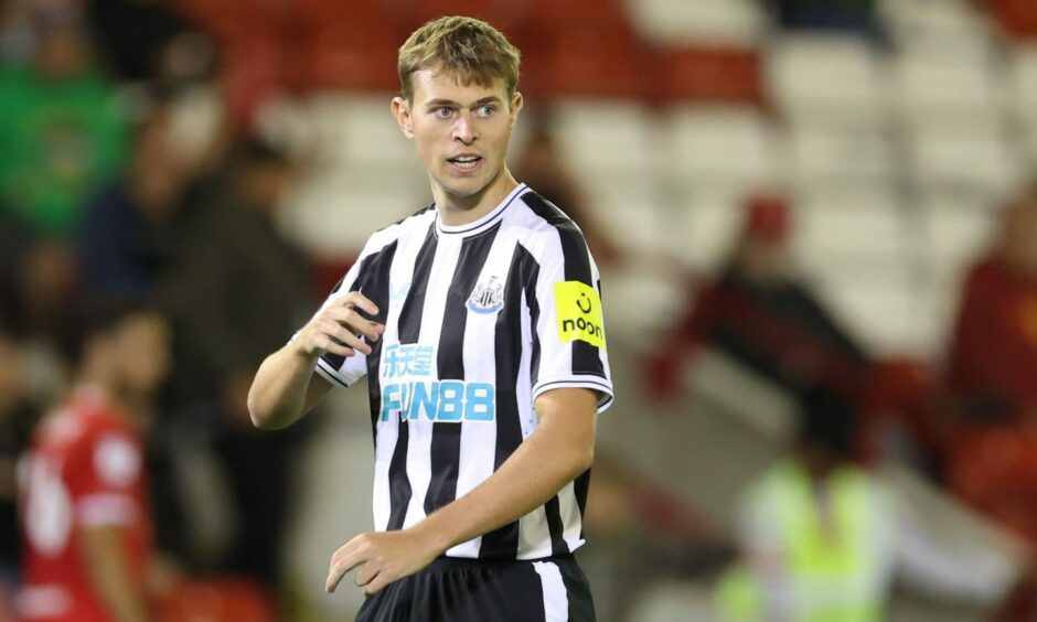 Cameron Ferguson in action for Newcastle United