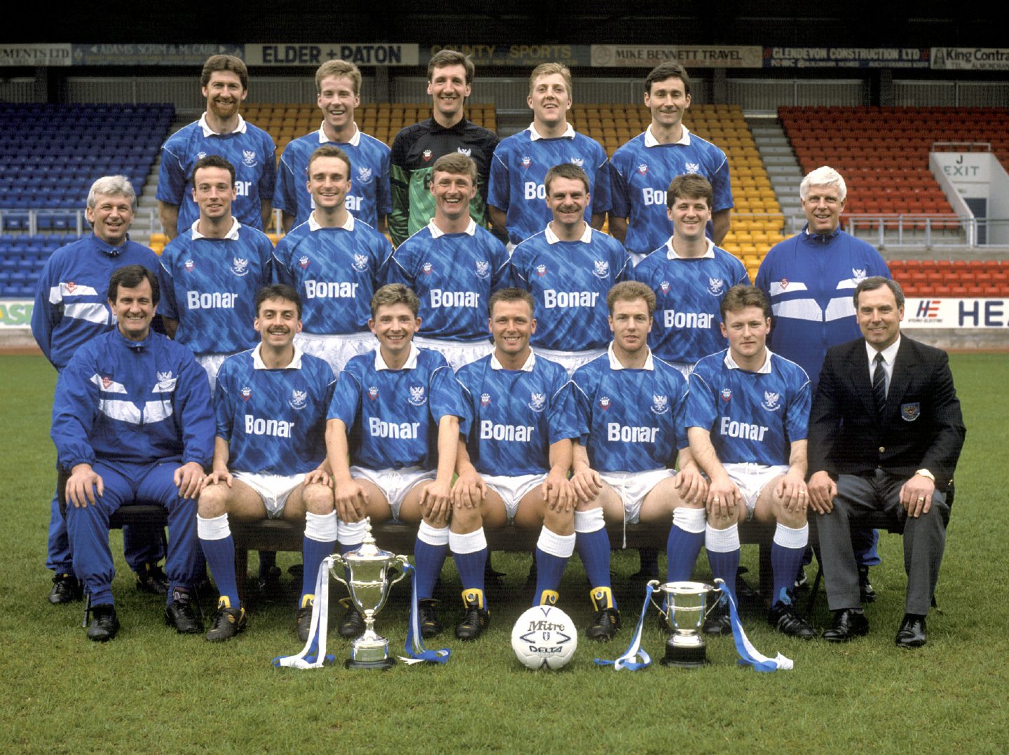 St Johnston team B &amp; Q League 1st Division Champions 1989/1990.