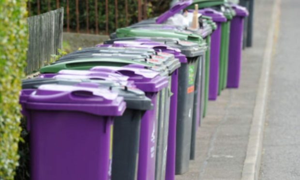 Kerbside collection changes in Angus have been delayed. Image: Kim Cessford/DC Thomson