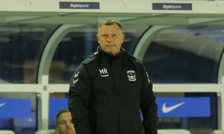 Coventry City boss Mark Robins. Image: Shutterstock