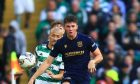 Ryan Howley on the ball at Celtic Park. Image: Shutterstock
