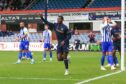 Amadou Bakayoko scored his first Dens Park goal against Kilmarnock. Image: David Young/Shutterstock