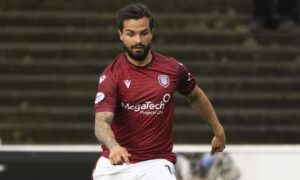 Keaghan Jacobs vows to fight for his place at Arbroath – after turning down loan move