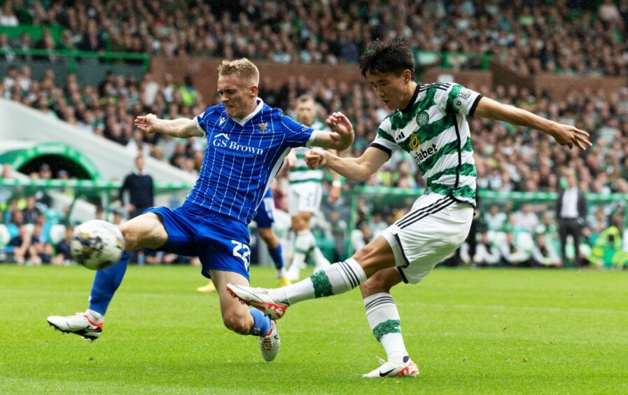 Celtic faced St Johnstone at home last time out. Image: SNS