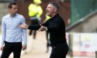 Dundee manager Tony Docherty at McDiarmid Park. Image: SNS