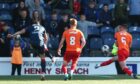 Raith Rovers' Jamie Gullan scored the only goal versus Inverness. Image: SNS.