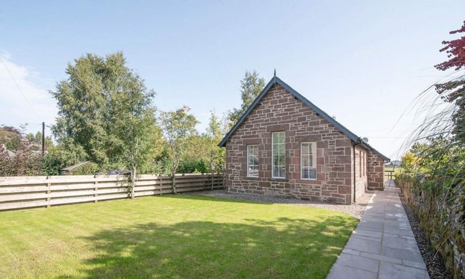 This former church hall in Muthill has been renovated and is now a family home.