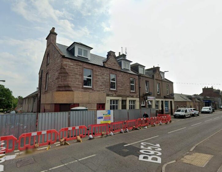 Airlie Street eyesore in Alyth, Perth and Kinross 
