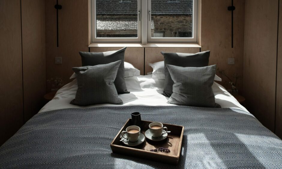 Bedroom at The Farmhouse at Ballintaggart.