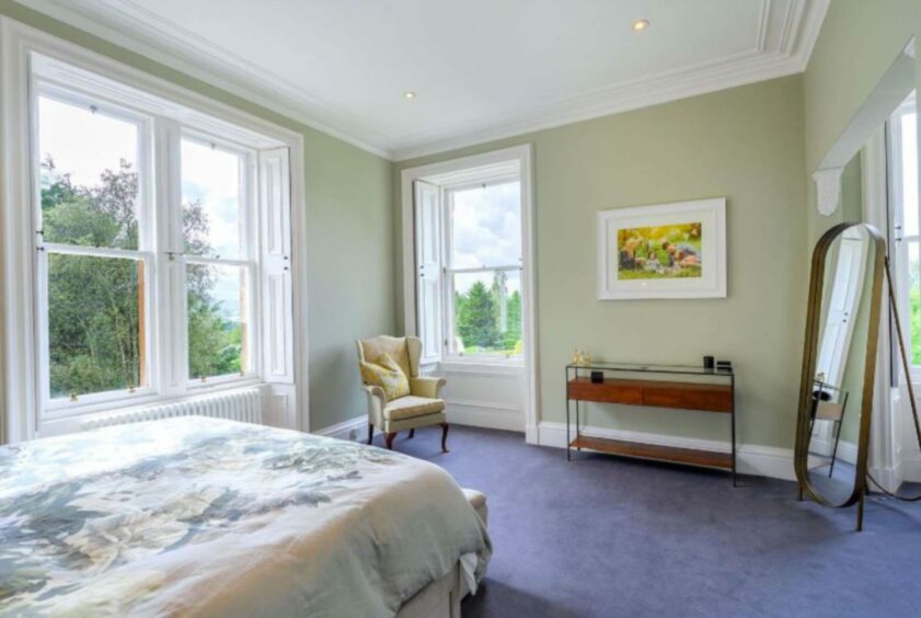 Bedroom at Yorkhill in Crieff.