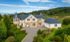 The spectacular villa in Auchterhouse, Angus, is for sale.