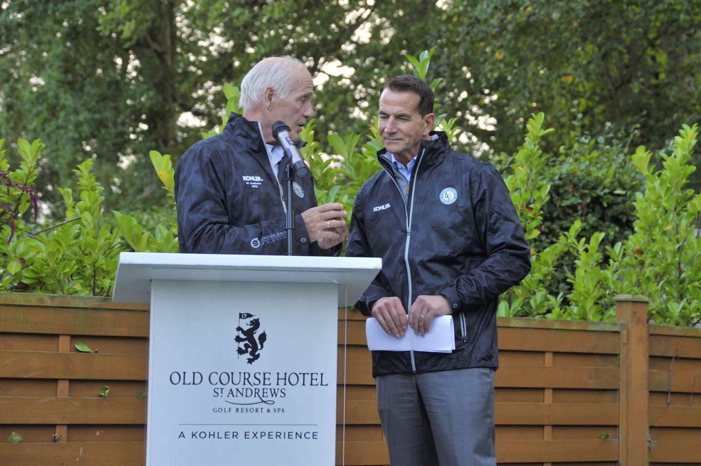 St Andrews Caddie School for Soldiers officially opens with Herb Kohler