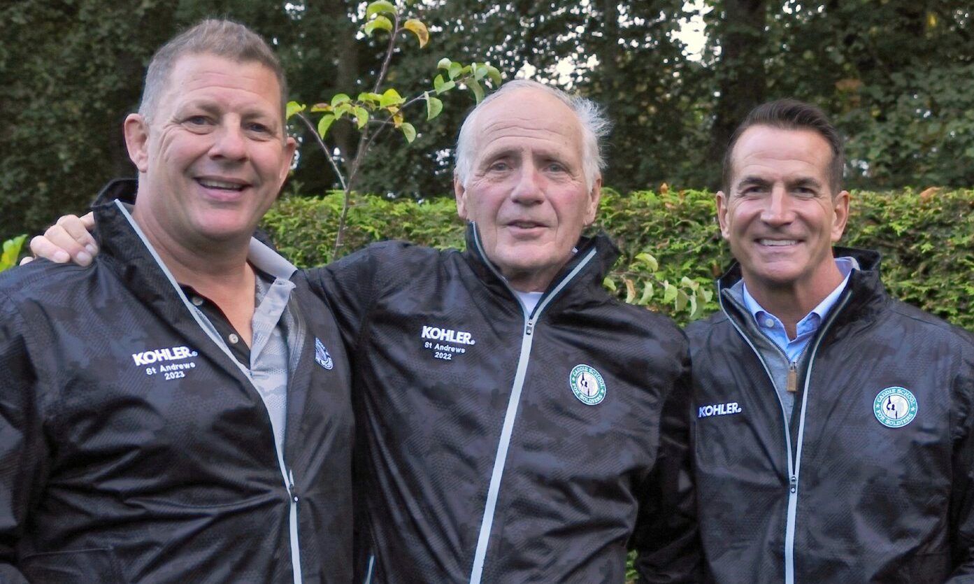 St Andrews Caddie School for Soldiers officially opens with Herb Kohler