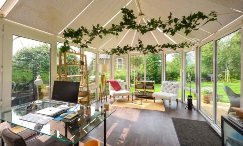 Conservatory at Yorkhill in Crieff.