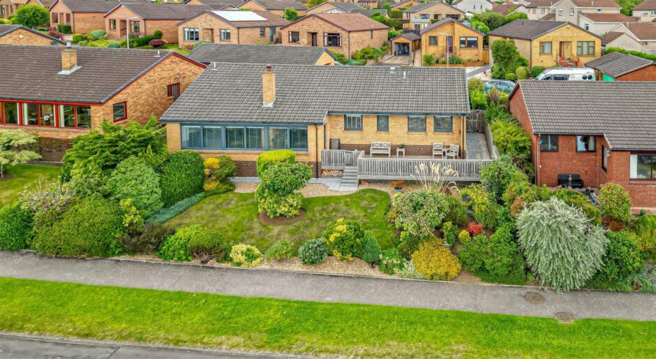 The well appointed bungalow in Dalgety Bay has come on the market