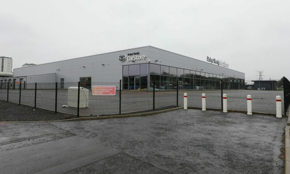 The former Peter Vardy car dealership in Dundee.