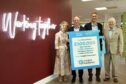 Vivien Buchan, Insights Foundation director; Andy Lothian, Insights group chief executive; Magnus MacFarlane-Barrow, Mary's Meals founder and CEO; and Andi Lothian, Insights founding director. Image: Insights