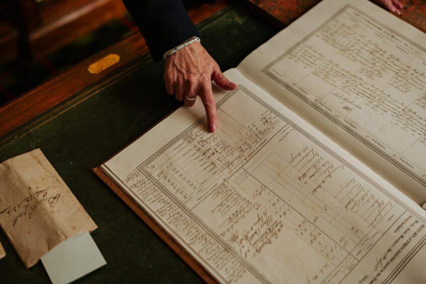 The historic Scotch whisky is detailed in Blair Castle archives.