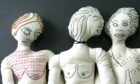 Figures: Fabric sculpture by Lesley Ratomska. Image: Lesley Ratomska